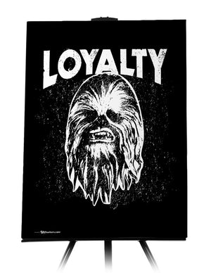 Canvas - Star Wars Force Awakens Loyalty Chewie Adult Canvas For Jedi Masters  - 1