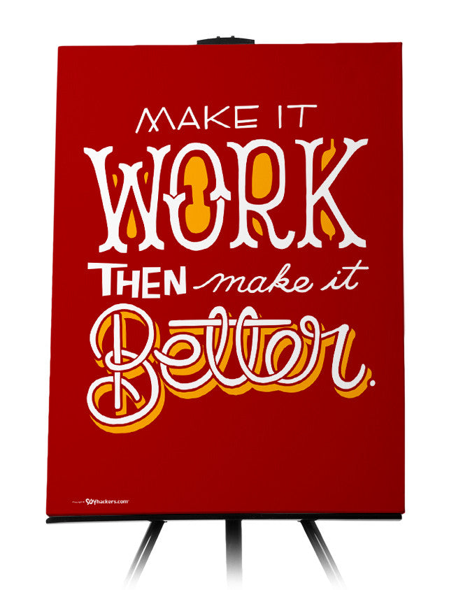 Canvas - Make it work, then make it better.  - 1
