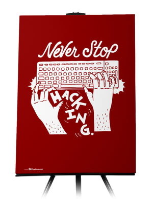 Canvas - Never stop hacking.  - 1