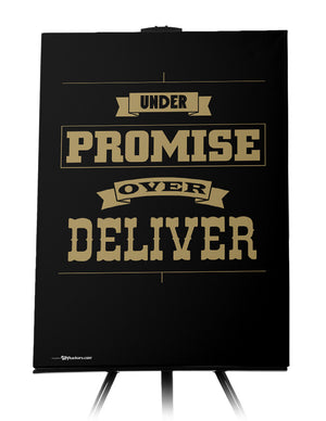 Canvas - Under promise, over deliver.  - 1