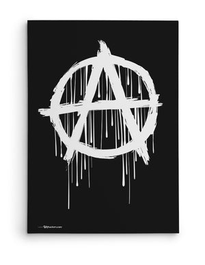 Canvas - Anarchy Symbol  - 2