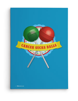 Canvas - Cancer Sucks Balls  - 2