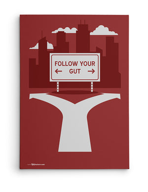 Canvas - Follow your gut.  - 2
