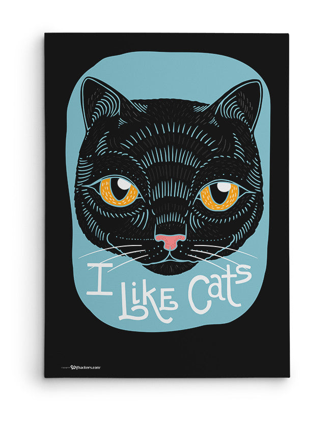 Canvas - I Like Cats  - 2