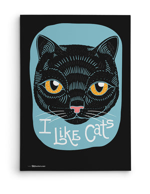 Canvas - I Like Cats  - 2