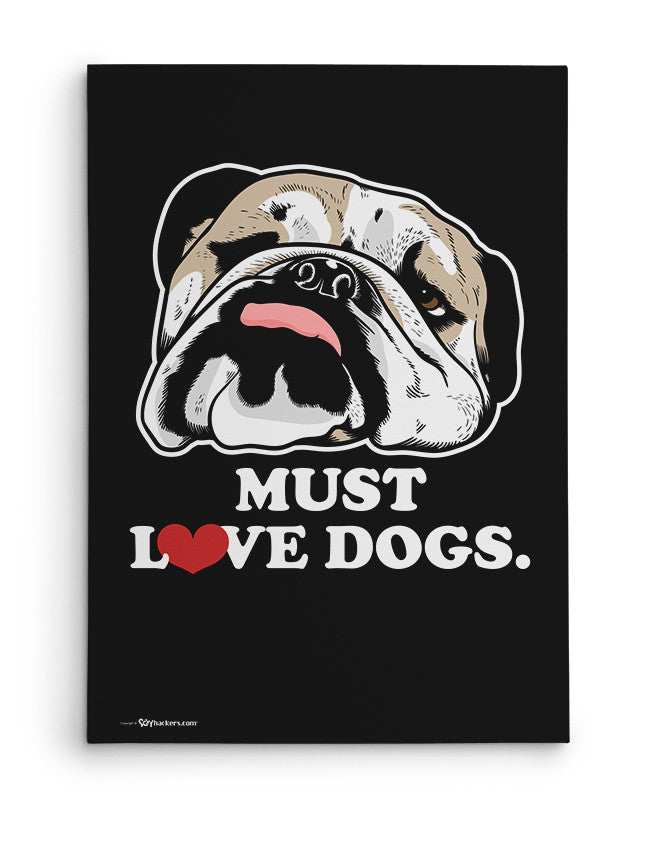 Canvas - Must Love Dogs  - 2