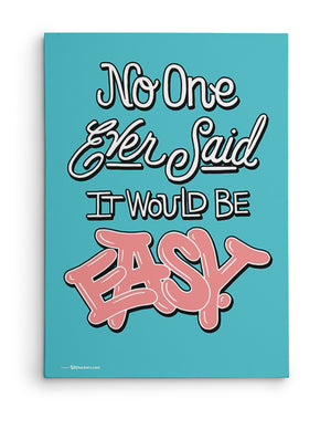 Canvas - No one said it would be easy.  - 2