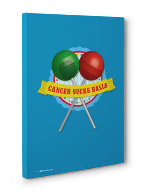 Canvas - Cancer Sucks Balls  - 3