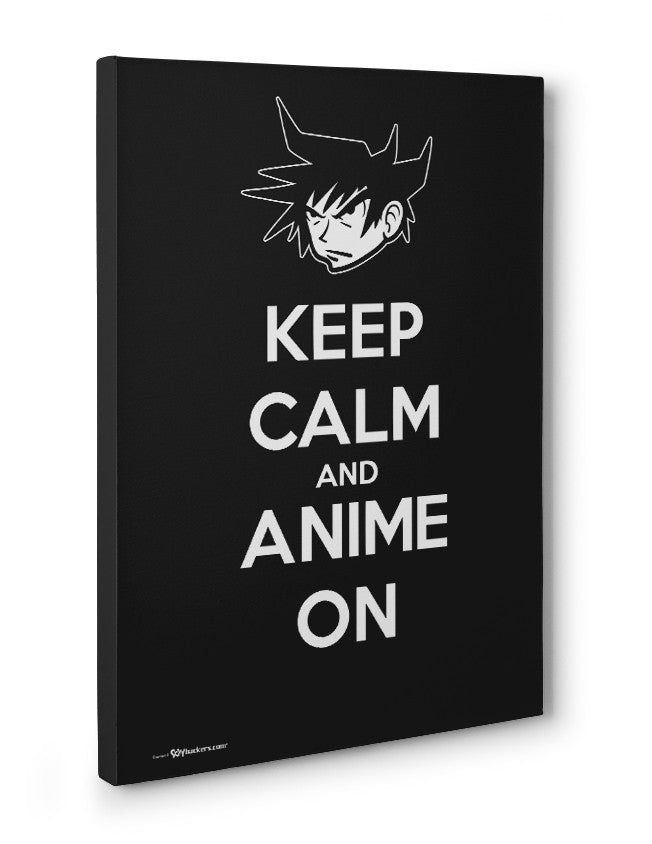 Canvas - Keep Calm And Anime On  - 3
