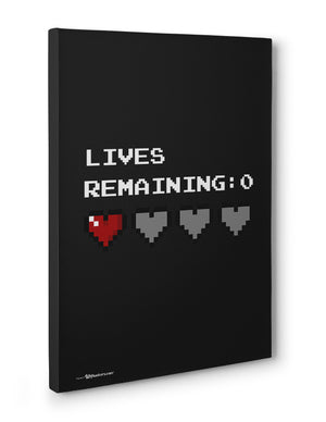 Canvas - Lives Remaining: 0  - 3