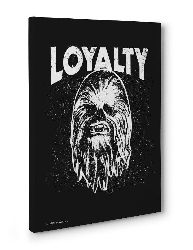 Canvas - Star Wars Force Awakens Loyalty Chewie Adult Canvas For Jedi Masters  - 3