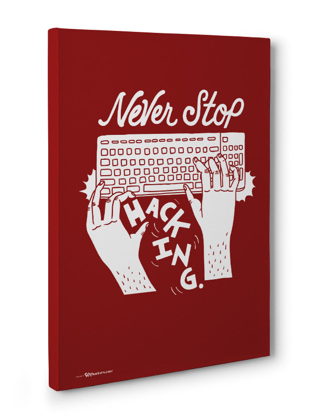 Canvas - Never stop hacking.  - 3