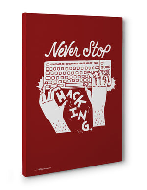 Canvas - Never stop hacking.  - 3