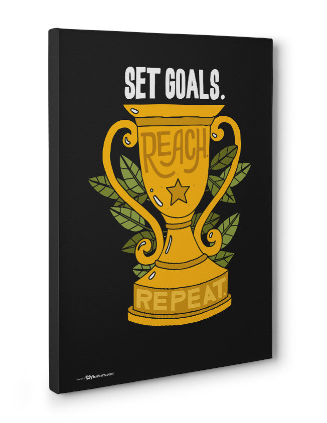 Canvas - Set goals. Reach. Repeat.  - 3