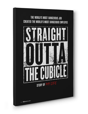 Canvas - Official Straight Outta The Cubical Artwork For NWA Members Living Outside of Compton California  - 3