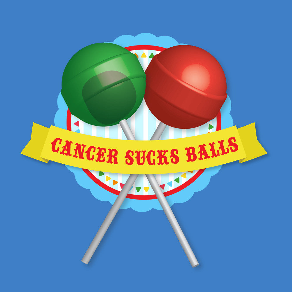 Cancer Sucks Balls Unisex T-Shirt by Sexy Hackers