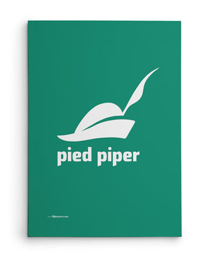 Canvas - Pied Piper Logo Canvas from the TV Series Silicon Valley on HBO  - 2
