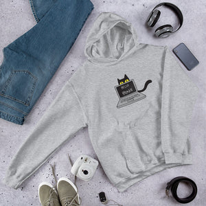 Cats Work on Computers Unisex Hoodies