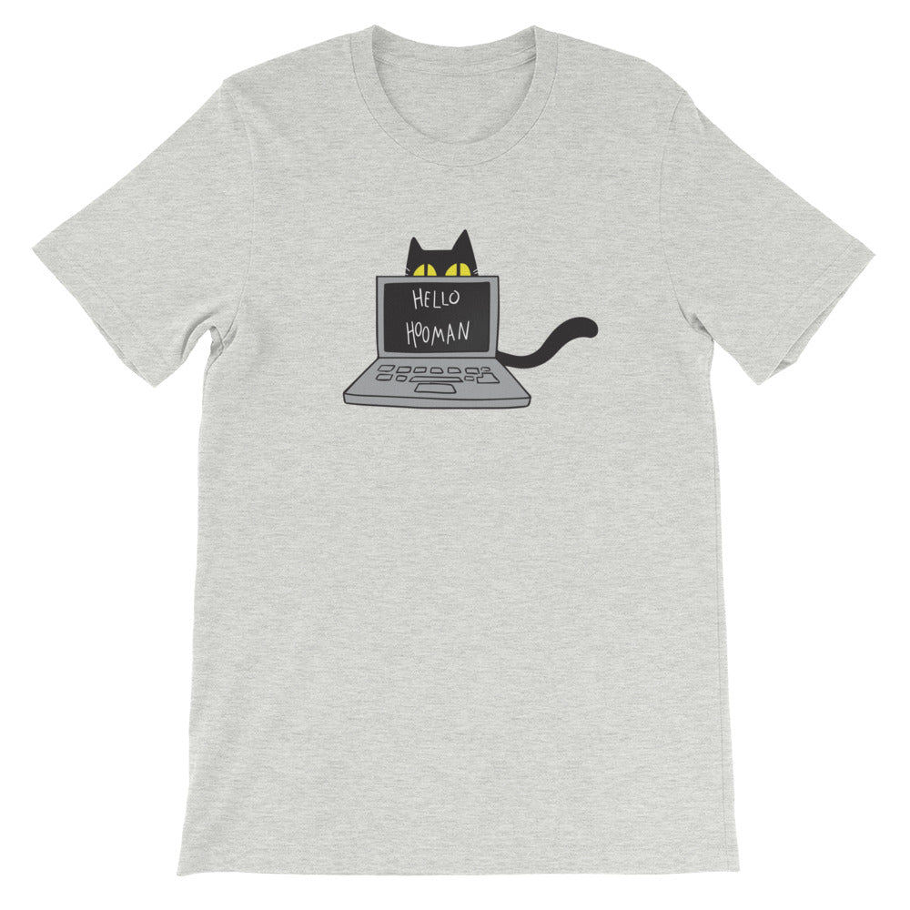 Cats Work on Computers Unisex T-shirt