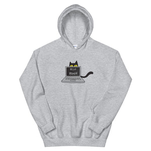 Cats Work on Computers Unisex Hoodies