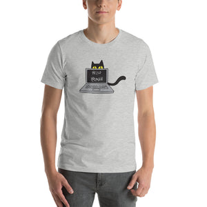Cats Work on Computers Unisex T-shirt