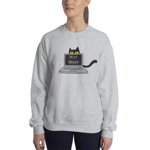 Cats Work on Computers Unisex Sweatshirts