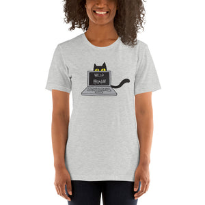 Cats Work on Computers Unisex T-shirt