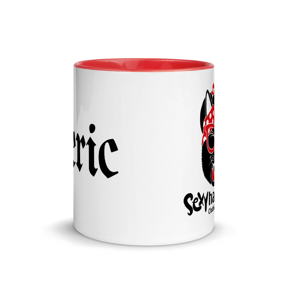 Cleric RPG Class White Ceramic Mug with Color Inside
