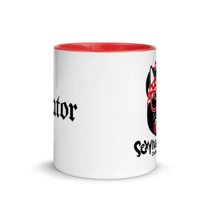 Creator Coffee White Ceramic Mug with Color Inside