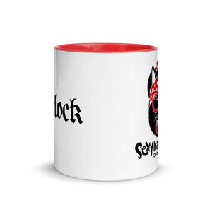 Warlock White Ceramic Mug with Color Inside