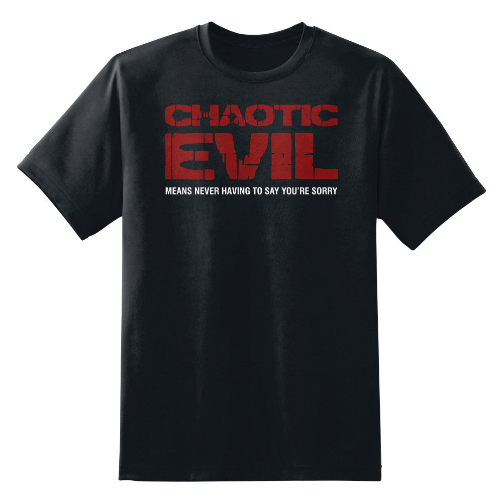 Chaotic Evil Alignment Unisex T-Shirt