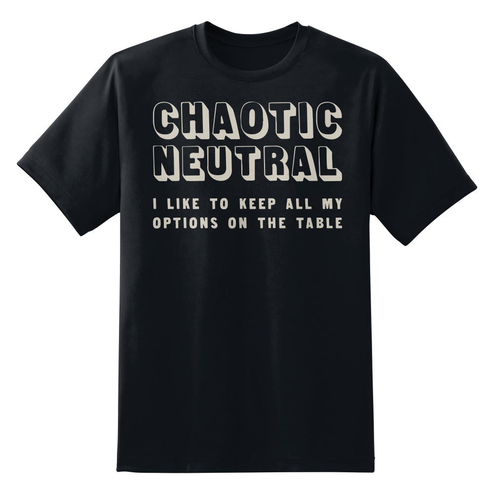 Chaotic Neutral Alignment Unisex T-Shirt by Sexy Hackers