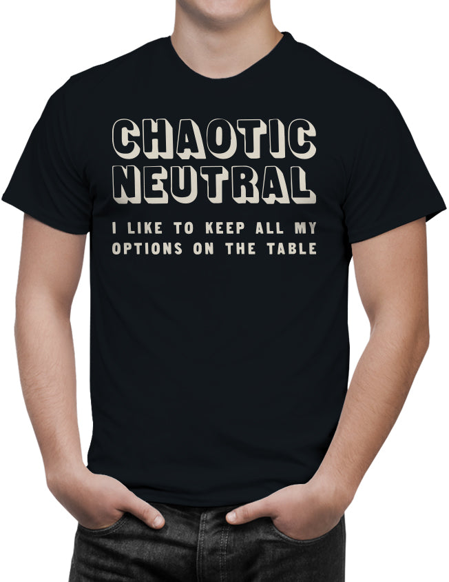 Chaotic Neutral Alignment Unisex T-Shirt by Sexy Hackers