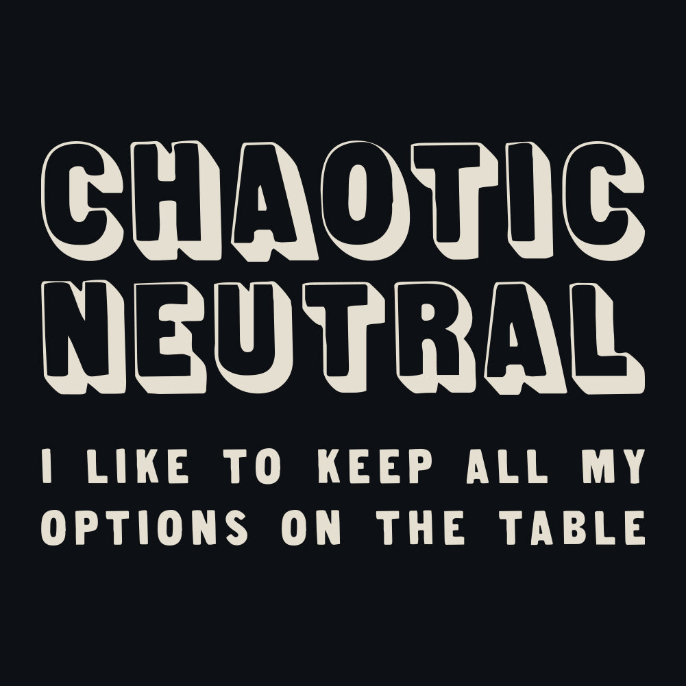 Chaotic Neutral Alignment Unisex T-Shirt by Sexy Hackers