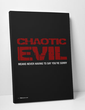 Chaotic Evil Alignment Canvas