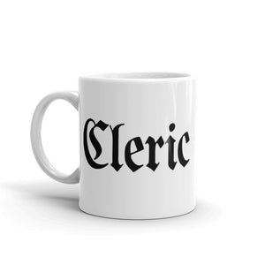 Cleric RPG Class Coffee Mug