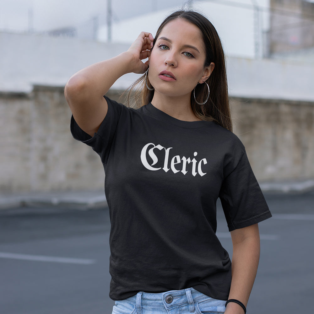Cleric Class Large Title Unisex T-Shirt