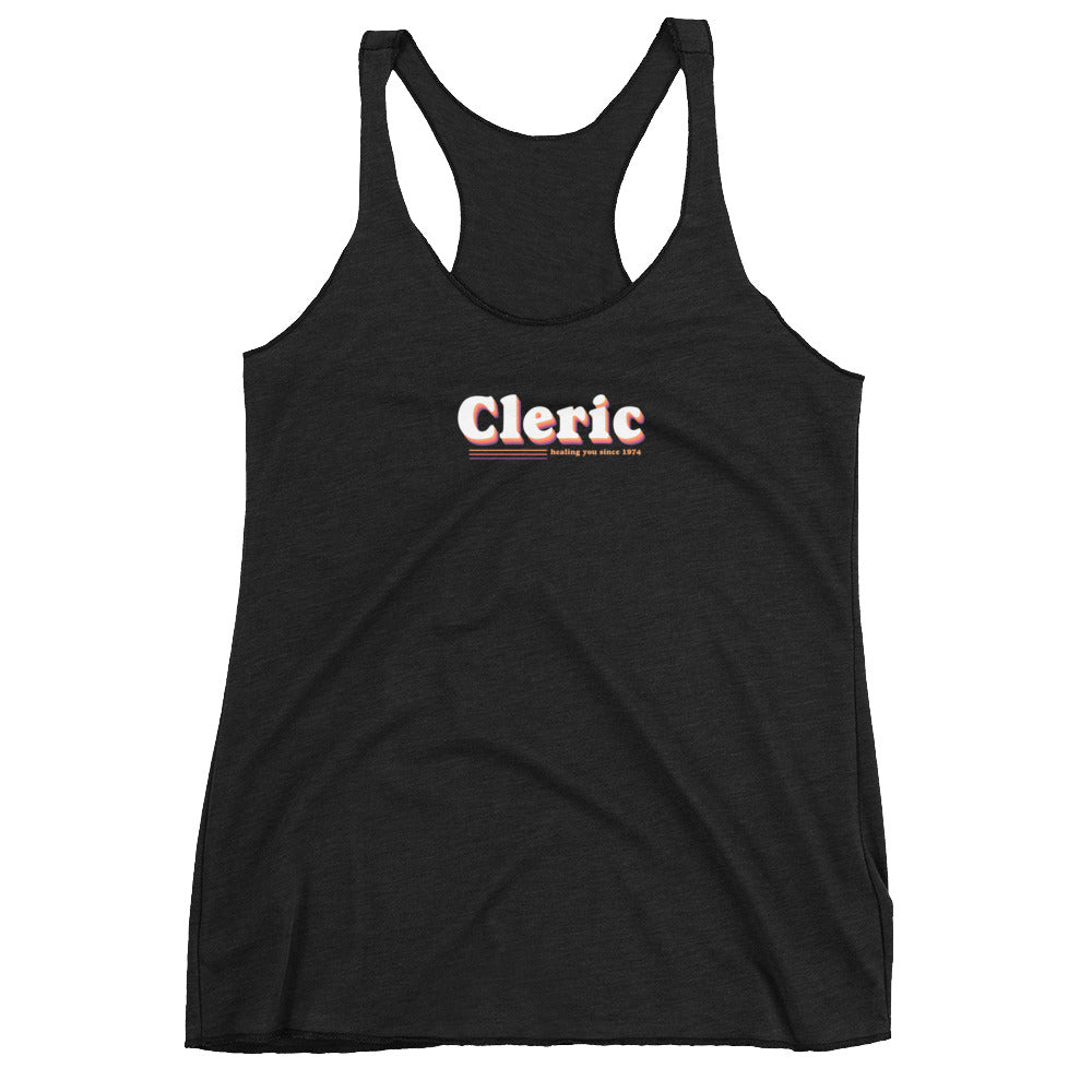 Cleric - Kicking it Old School Women's Racer-back Tank-top