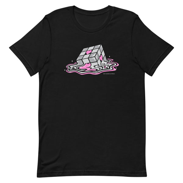 Melting Companion Cube Unisex T-shirt – Sexy Hackers Clothing Inc.