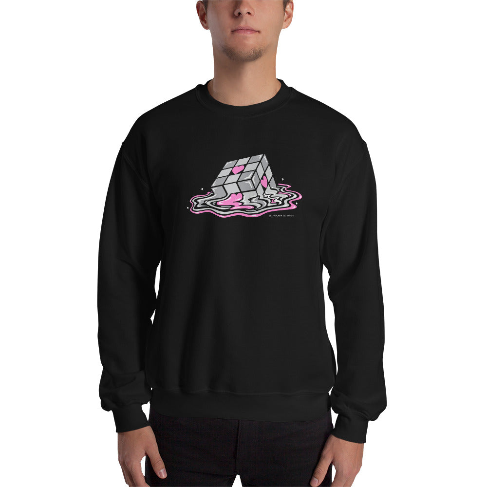 Melting Companion Cube Unisex Sweatshirts