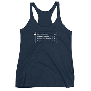 Cotton Armor Women's Racer-back Tank-top