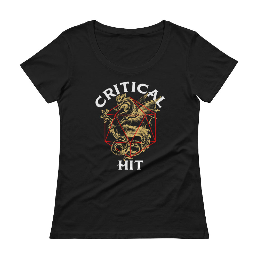 Critical Hit Women's Sheer Scoop-Neck T-Shirt