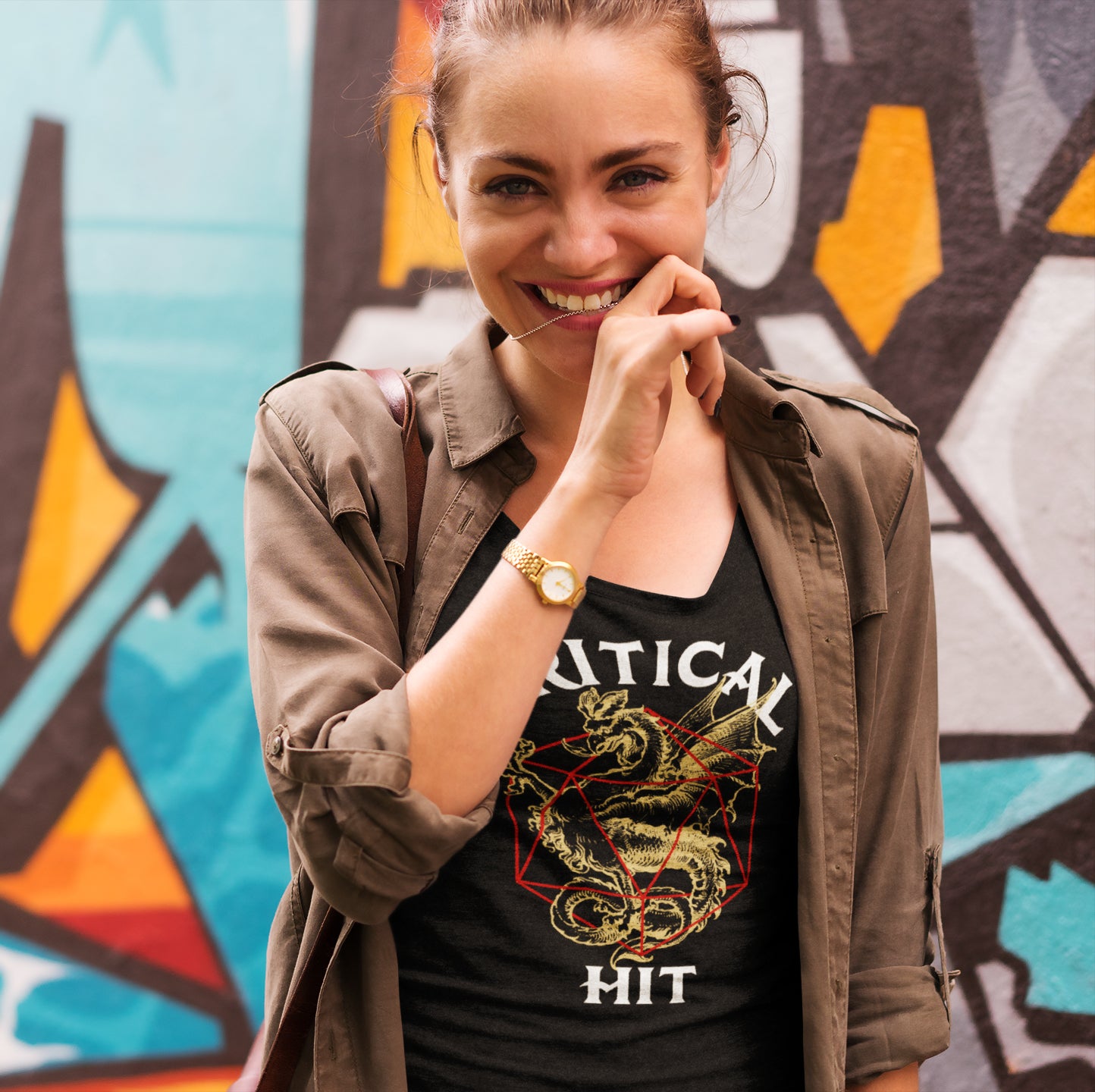 Critical Hit Women's Sheer Scoop-Neck T-Shirt