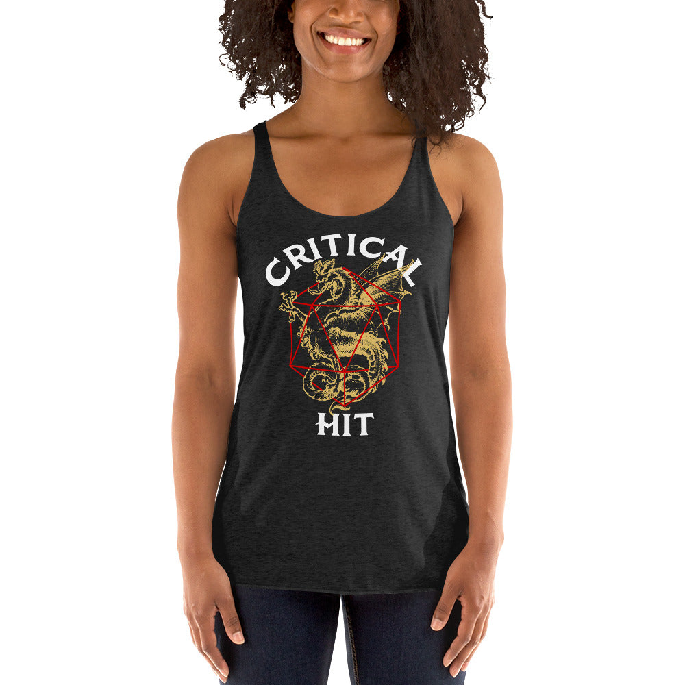 Critical Hit Women's Racer-Back Tank-Top