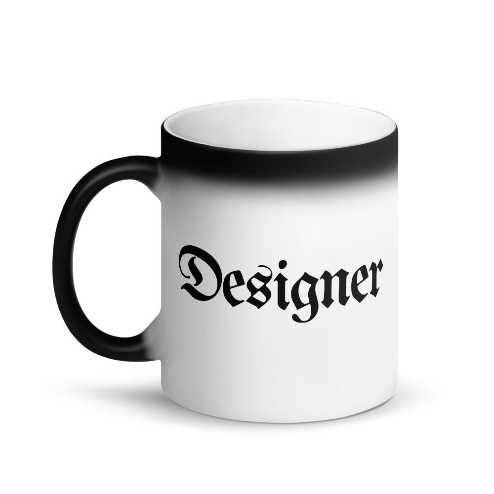 Designer Color-Changing Coffee Mug