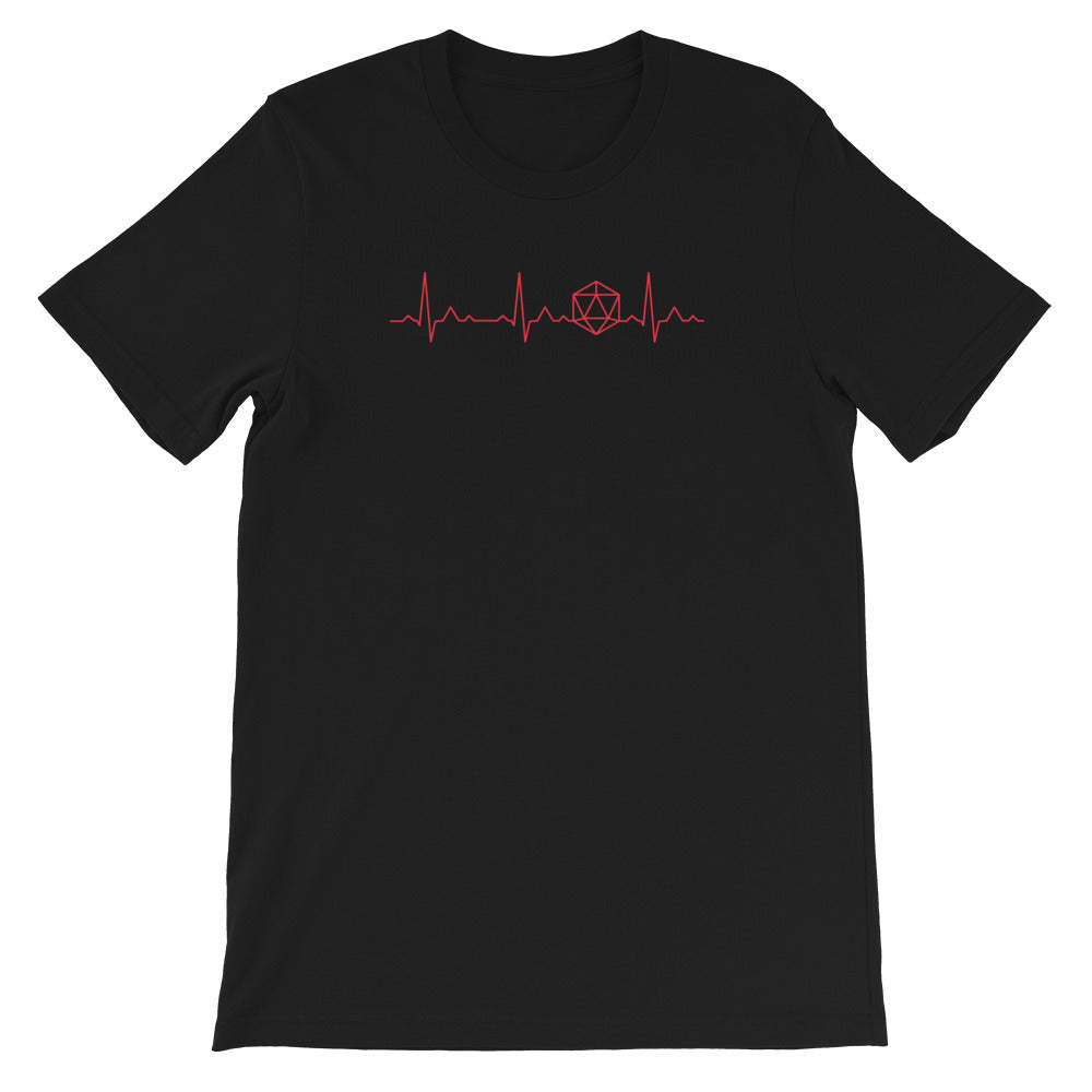 Dice Heartbeat Unisex T-shirt