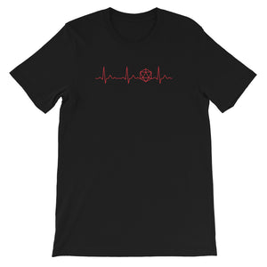 Dice Heartbeat Unisex T-shirt