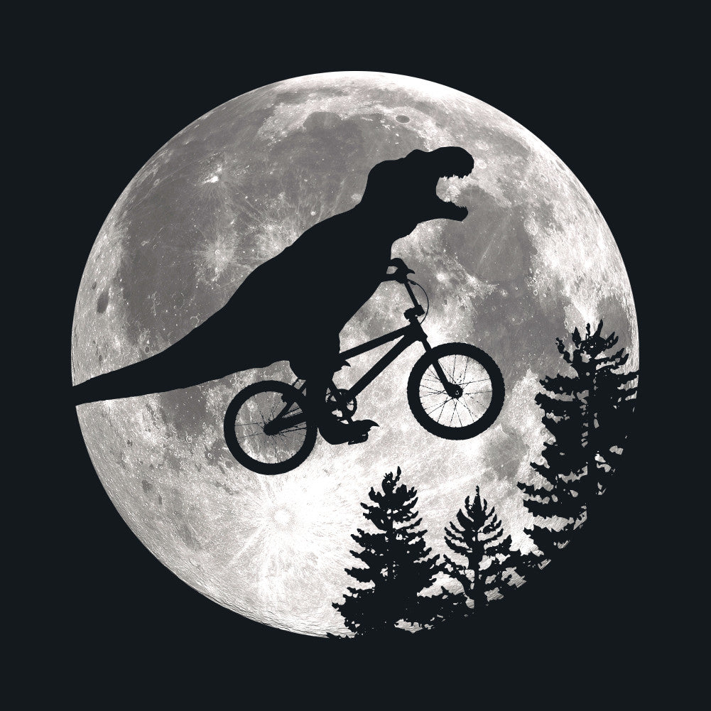 Dinosaur ET Moon Bike Unisex T-Shirt
