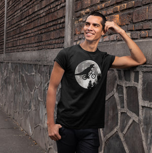 Dinosaur ET Moon Bike Unisex T-Shirt