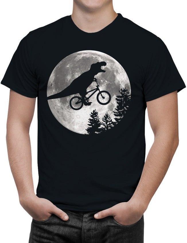 Dinosaur ET Moon Bike Unisex T-Shirt